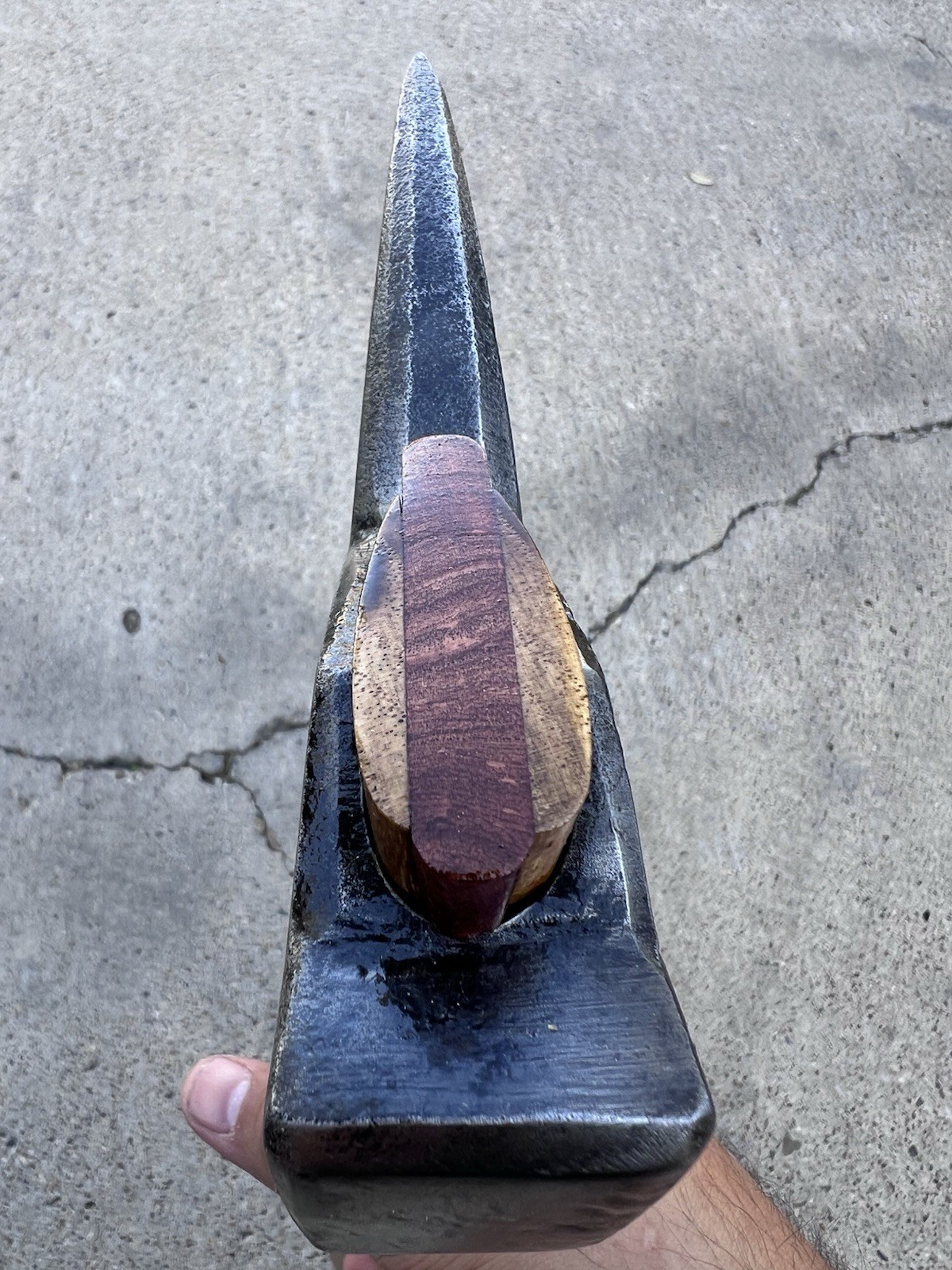 Bad-Axe Bell System B Linemen 3.9lb Axe, 15.5in Custom Handle, Mesquite Wedged