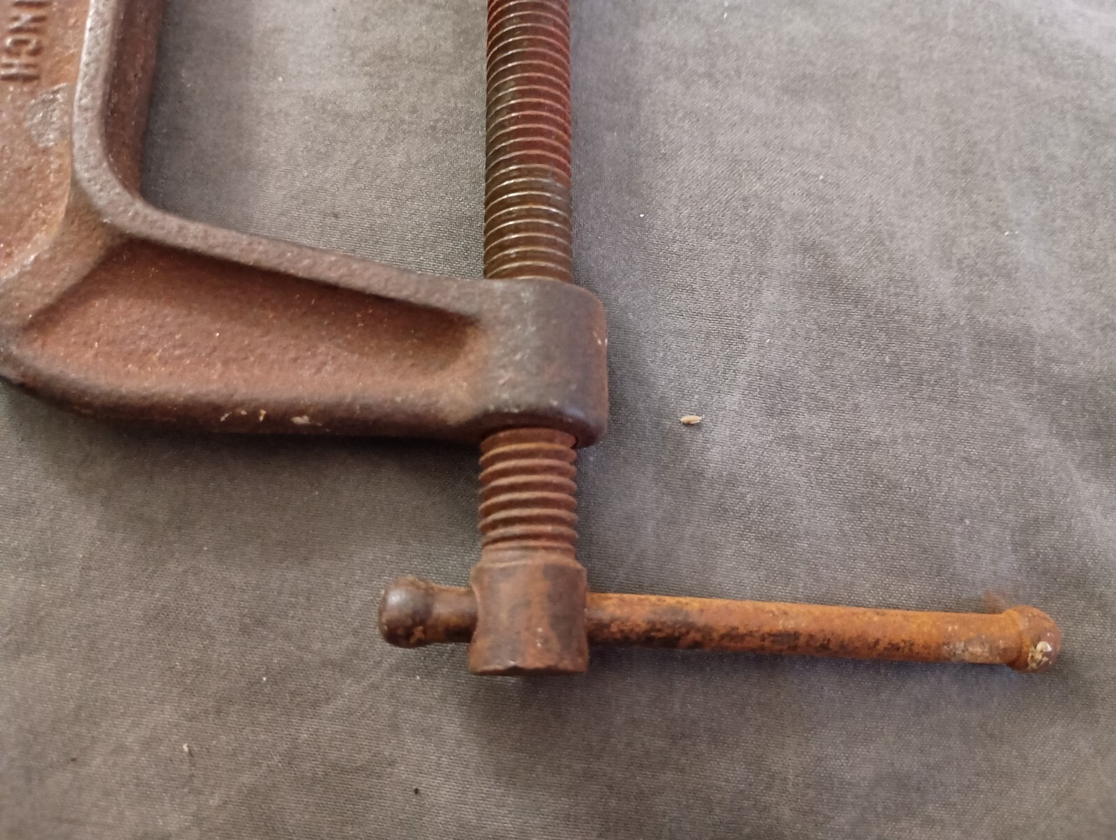 VINTAGE BRINK & COTTON C-CLAMP HEAVY DUTY No. 143- 3″ INCH Made In USA CONN
