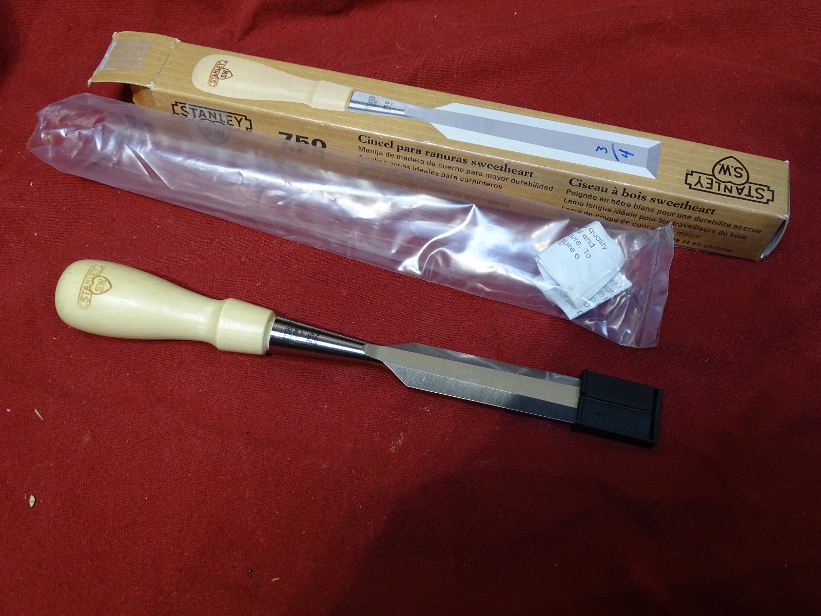 Stanley Sweetheart 750 Series 2010 Individual 3/4″ Socket Chisel Still Wrapped