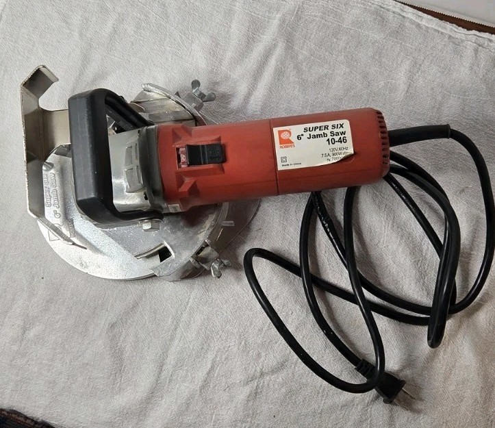 Roberts Super Six 6” Jamb Saw 10-46 Used Tested (1) New Carbide Tip Blade, Read