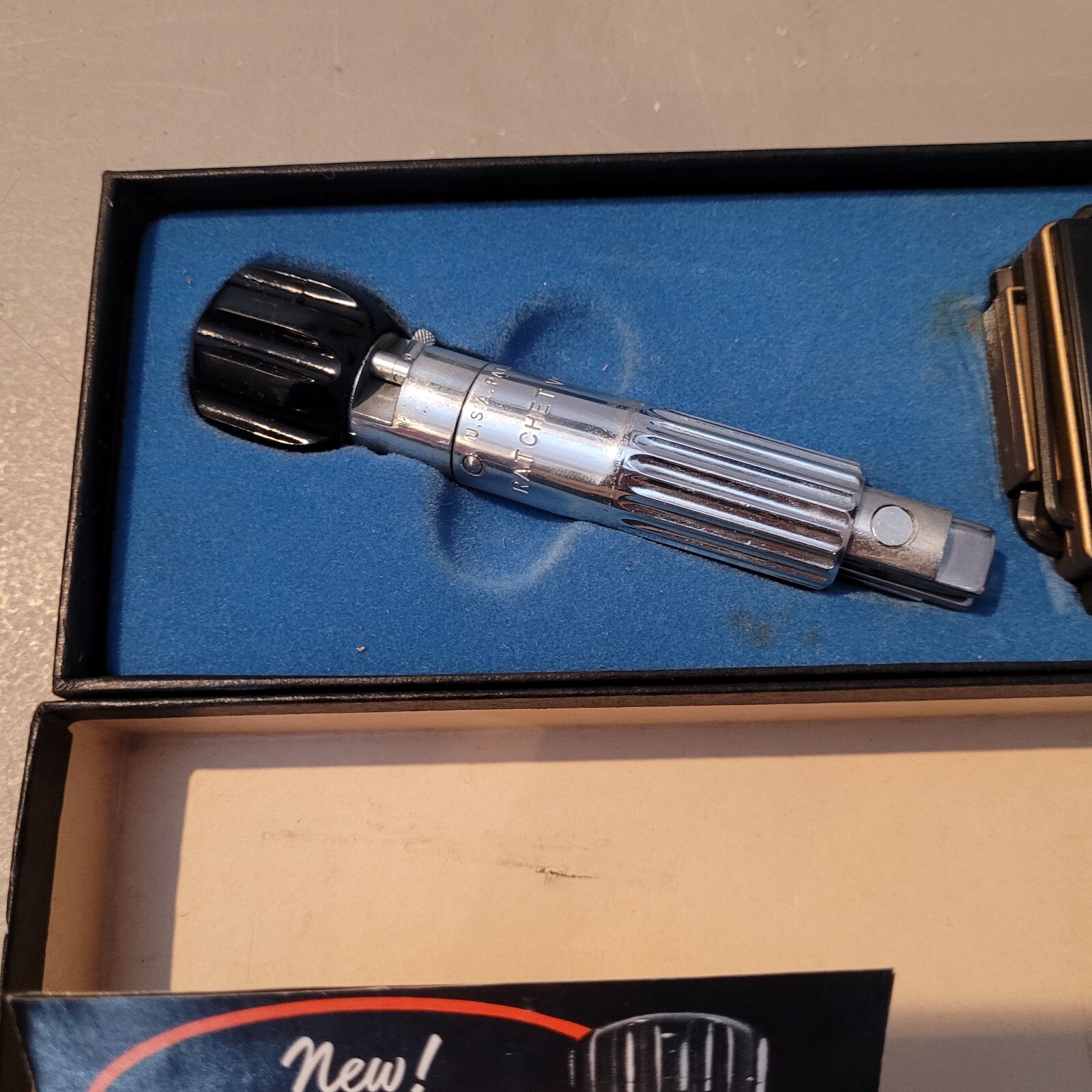 Vtg Versatool Ratchet Screwdriver Advertising BF Goodrich T/A Radials