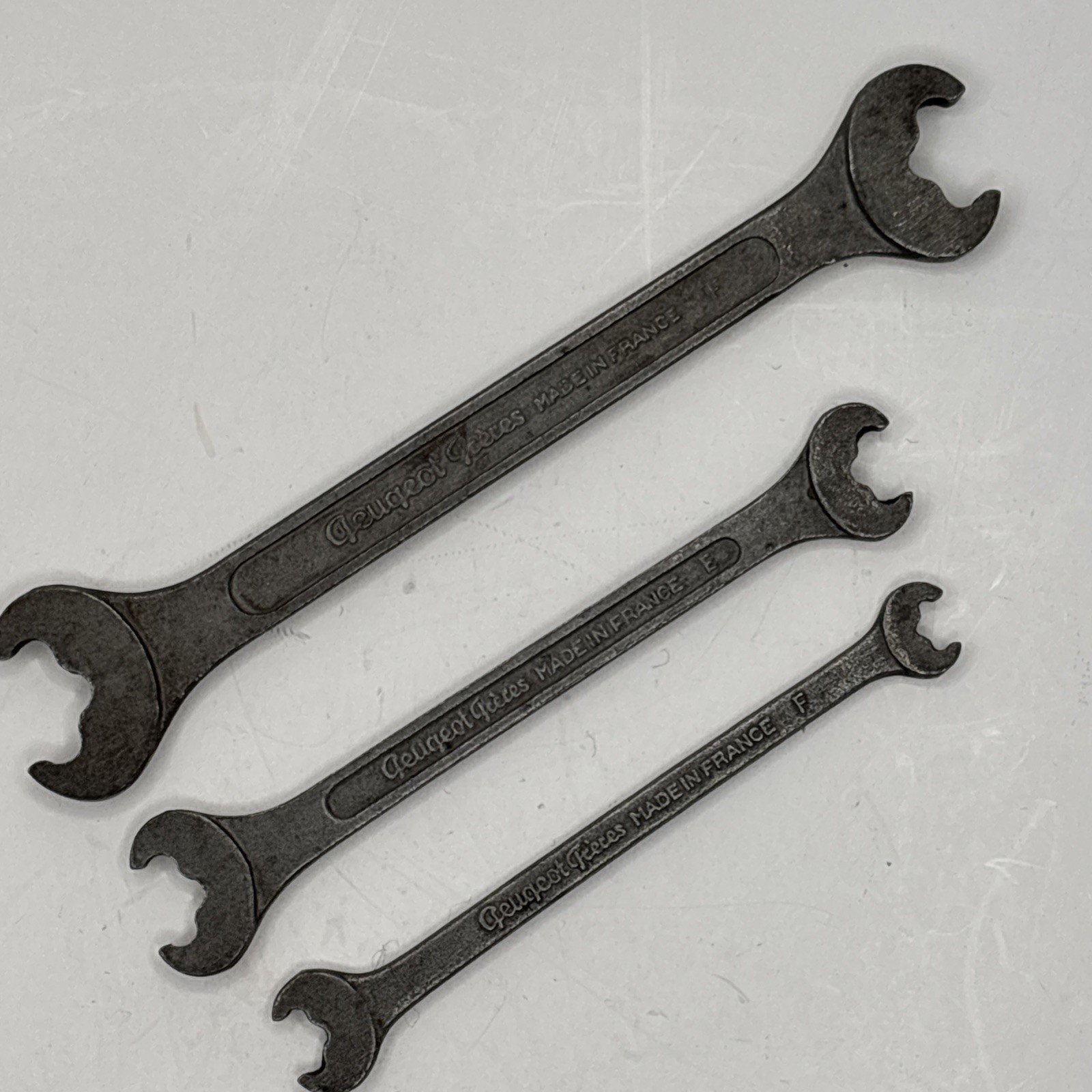 Surpans Vana-Lion Wrenches Made In France Puegeot Freces 12/14, 8/10, 17/19 VTG