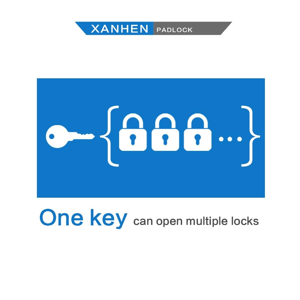 Lock Outdoor Padlocks, Key Lock, Padlocks with Same Key – Laminated Steel Key…