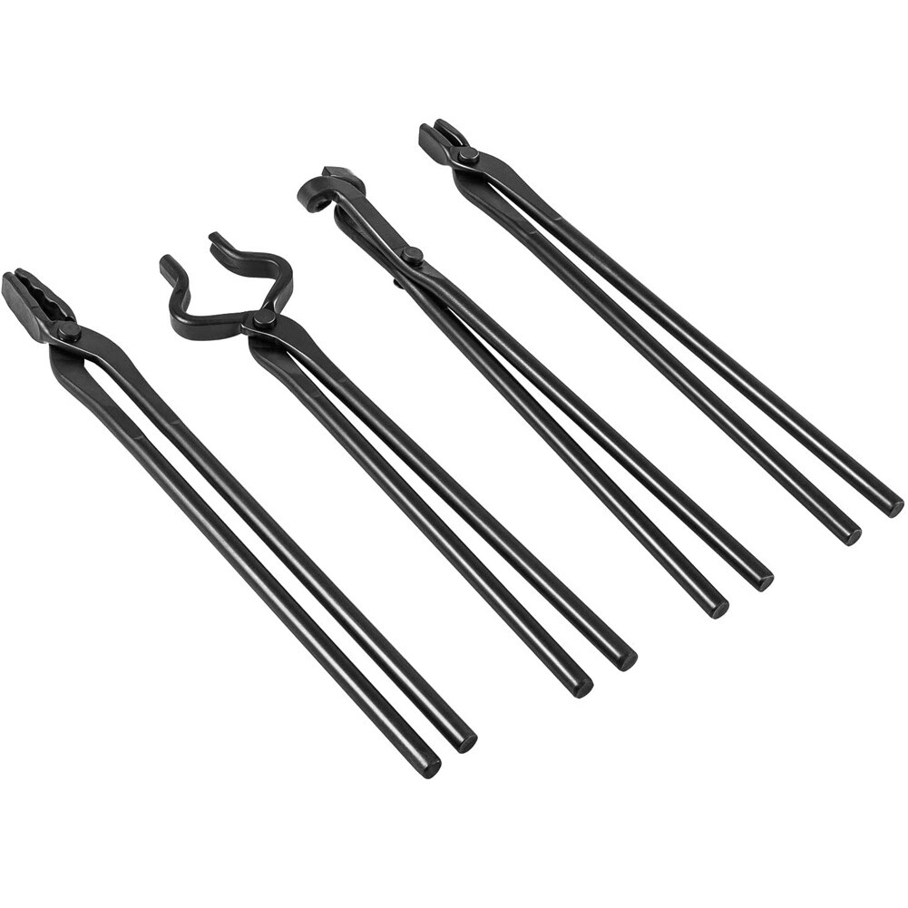 Knife Making Tongs Set Knifemaking Blacksmith Anvil Forge Vise Bladesmith Tools