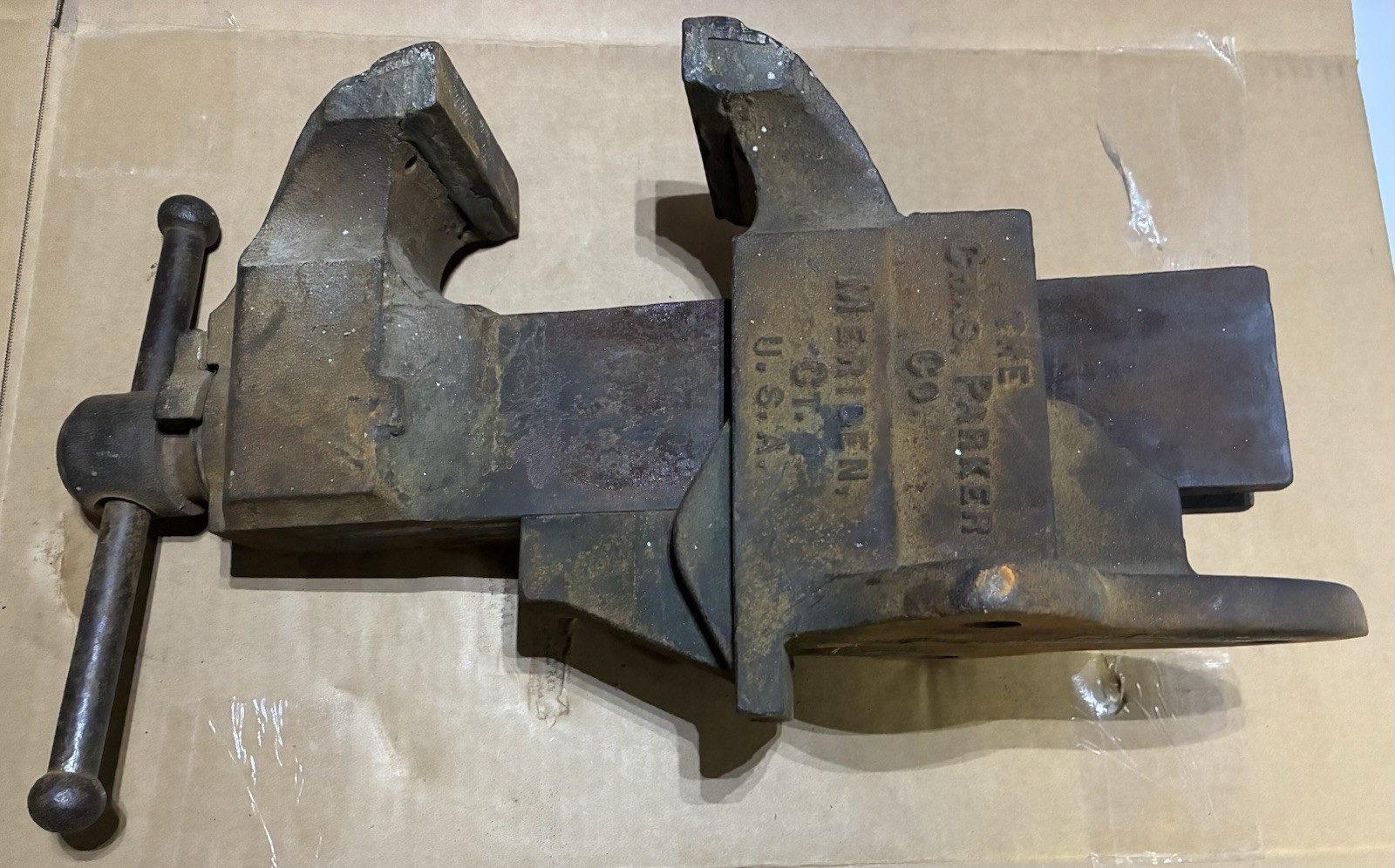 Parker 954 Bench Vise 4.5″ Jaws Works Great And Will Last A Lifetime USA