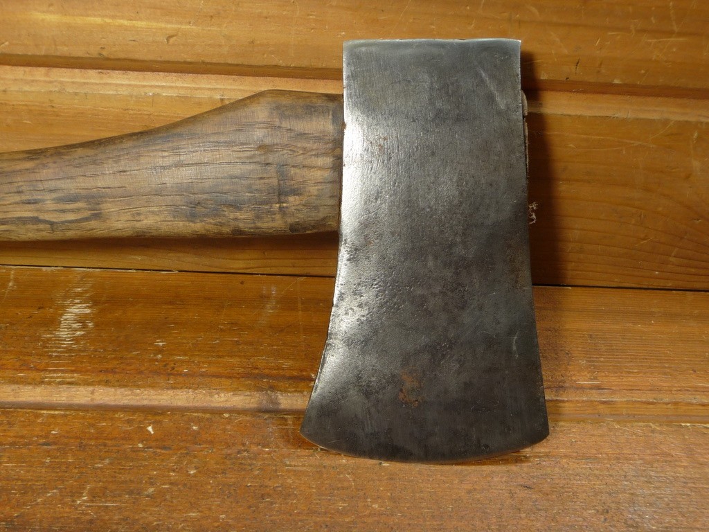 Vintage Zenith Marshall Wells Single Bit Axe with Handle and Sheath
