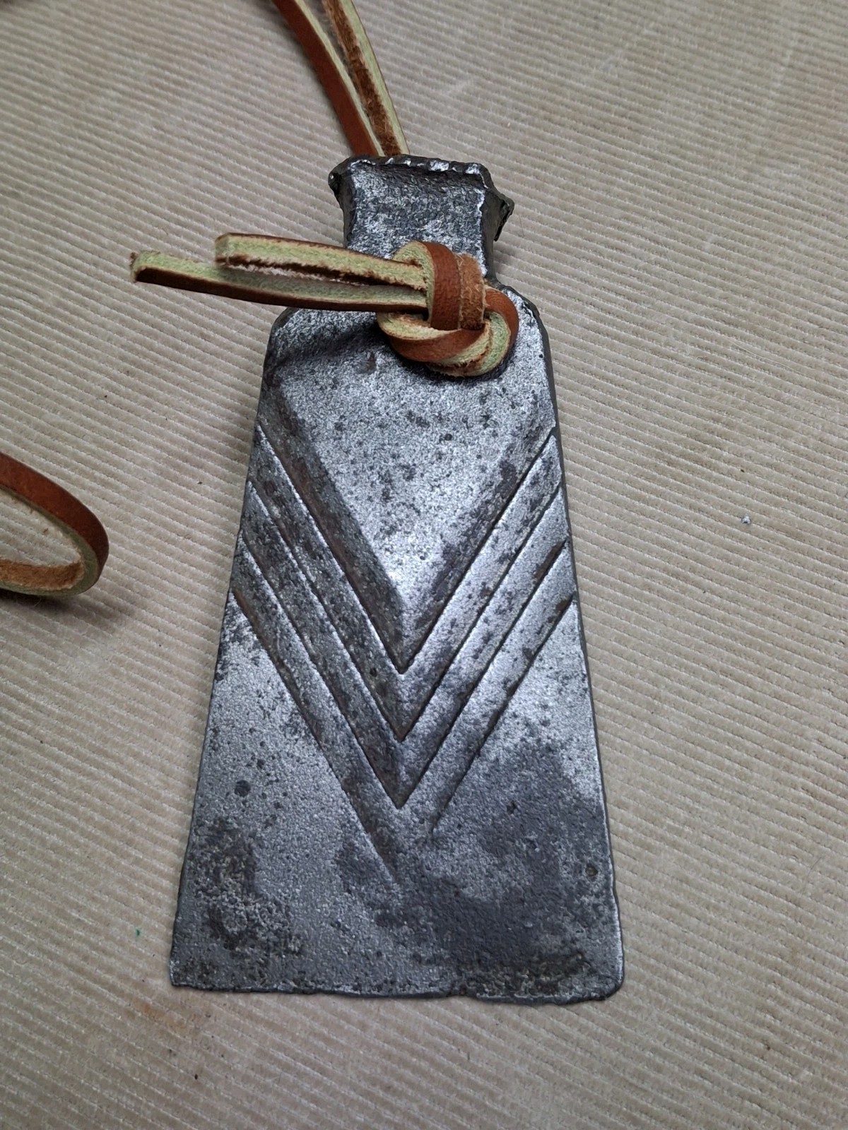 Vintage 10 oz. Chevron Style Tree Felling Bucking Logging Tool Log Saw Wedge