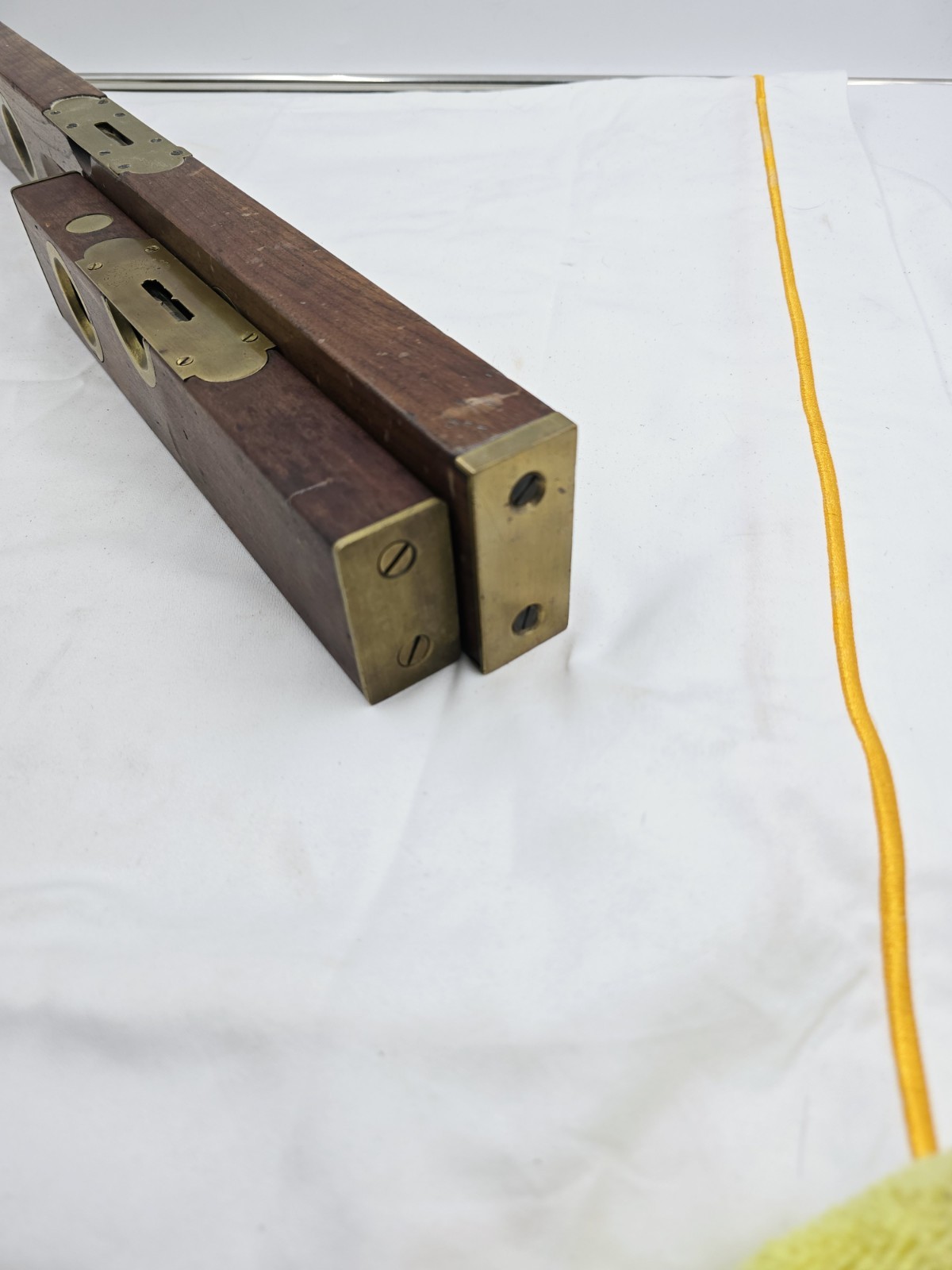 Henry Disston & Sons Brass & Wood Leveld 24” & 12″