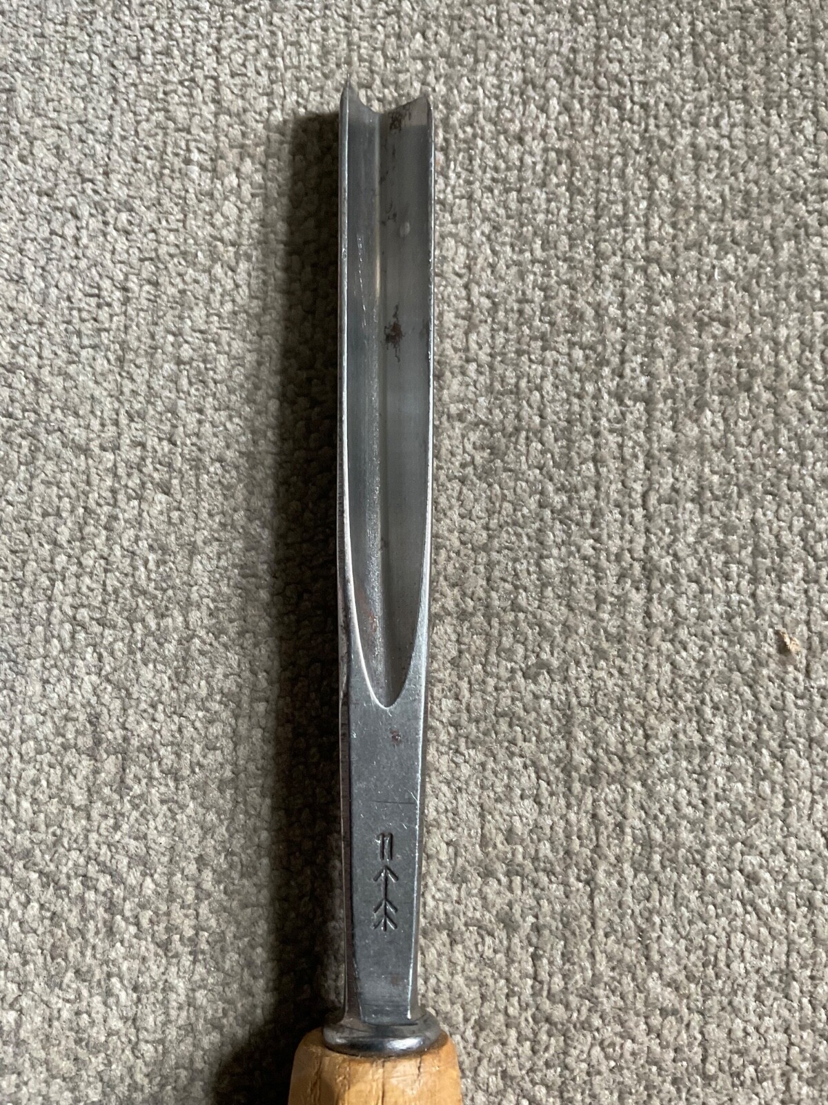 Pfeil Swiss Made #11 Wood Gouge Chisel 11/10 See Pics Wood Carving