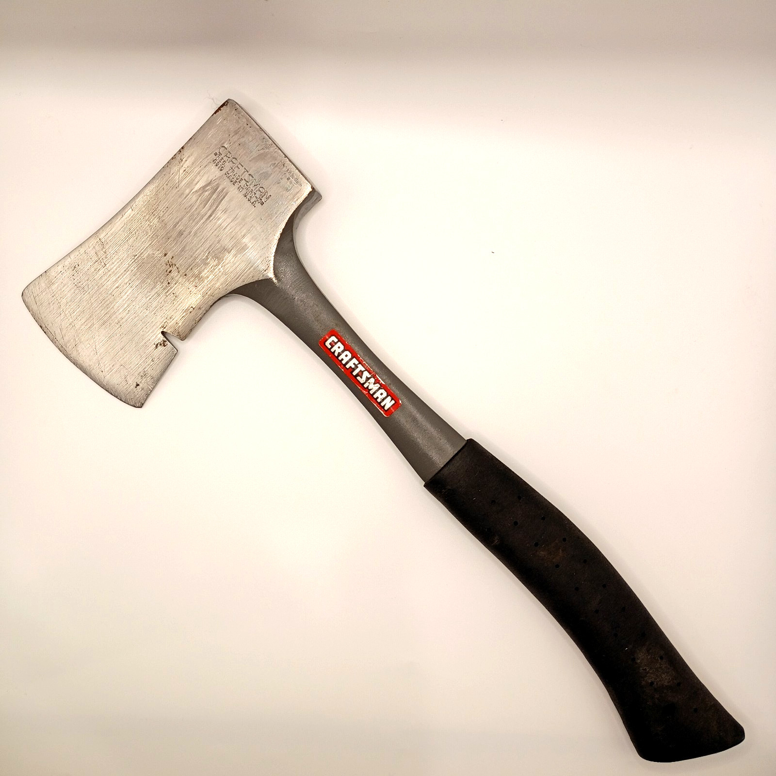 Vintage Craftsman 4810 Hatchet Made in the USA All Steel Camp Axe Leather Sheath