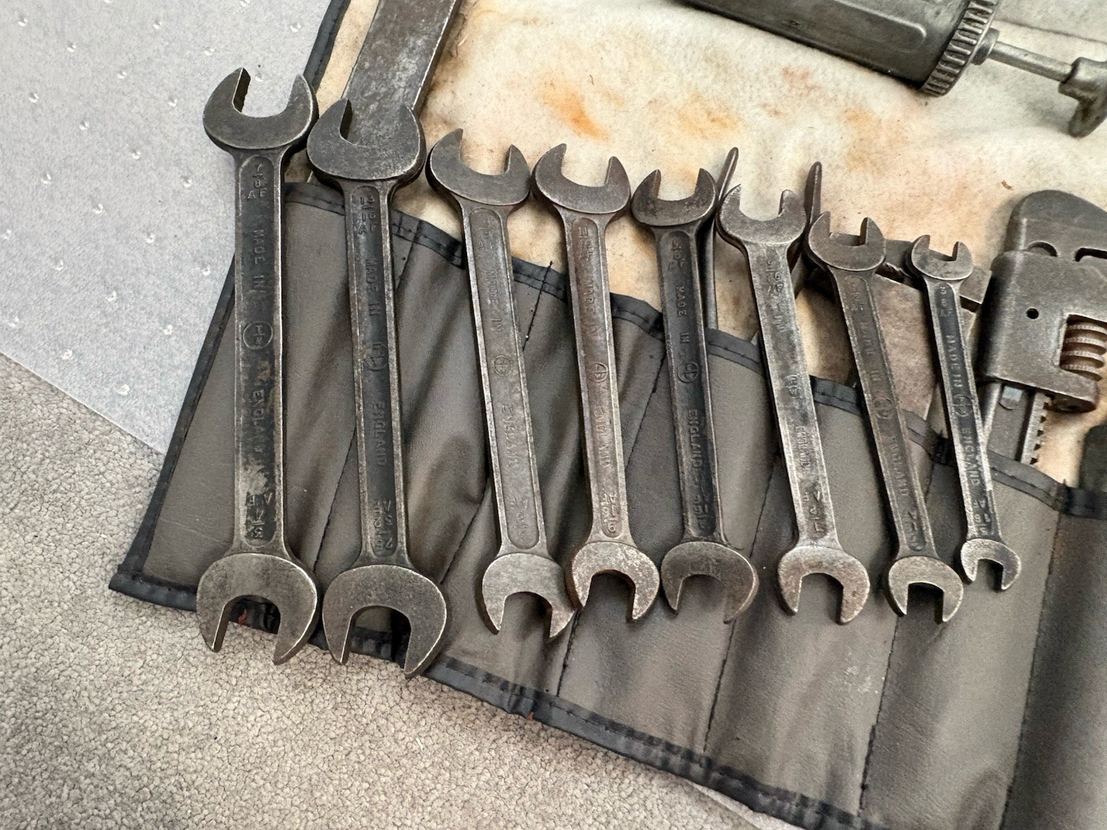 Vintage Tw Superslim Af Tool Kit For Classic Car In Tool Roll