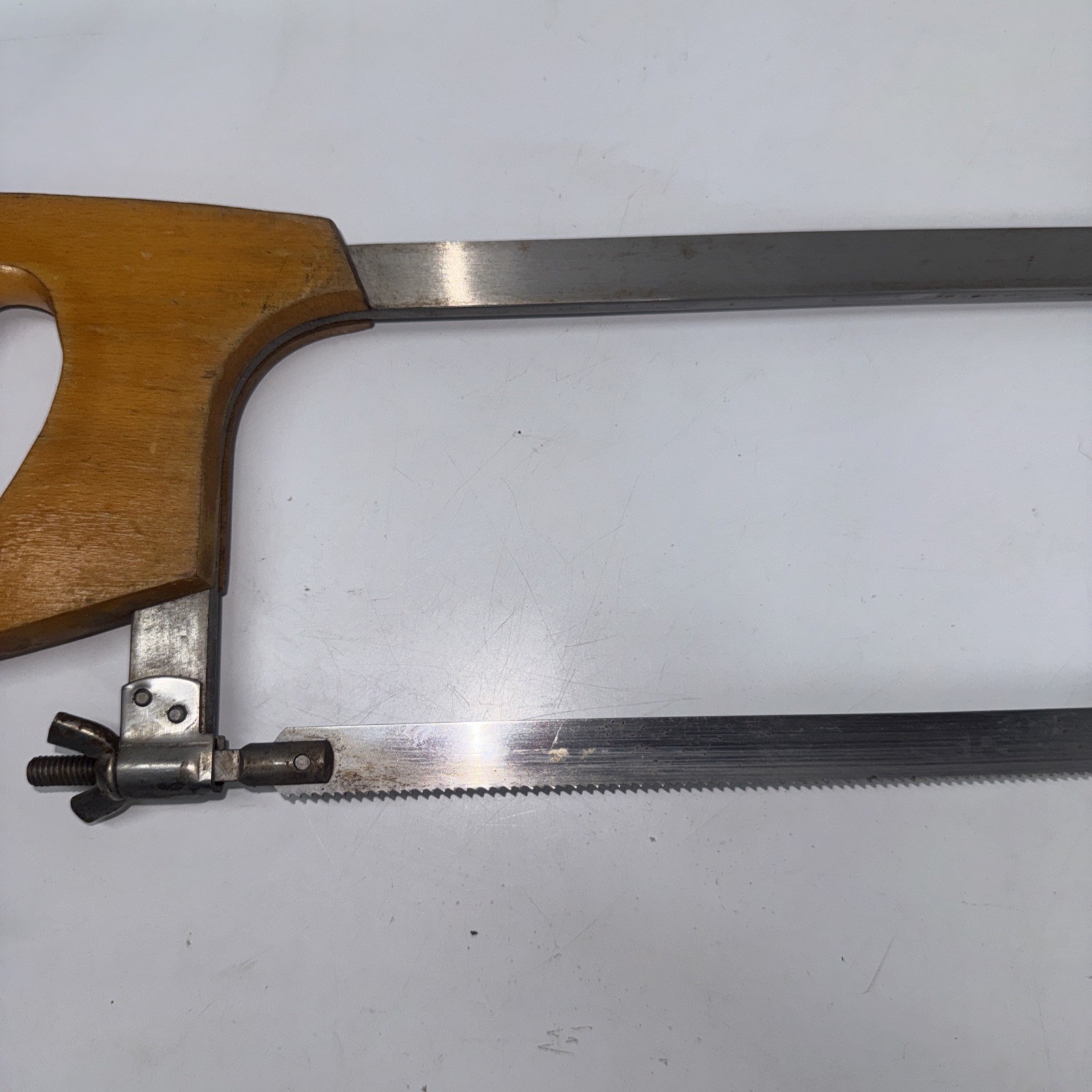 Vintage 20″ Craftsman Stainless Steel Butcher Hand Saw Bone/Hack W/ Wood Handle