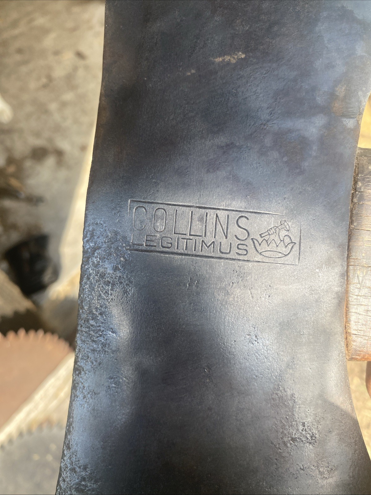 Vintage COLLINS LEGITIMUS Double Bit Axe W/ADIRONDACK HANDLE