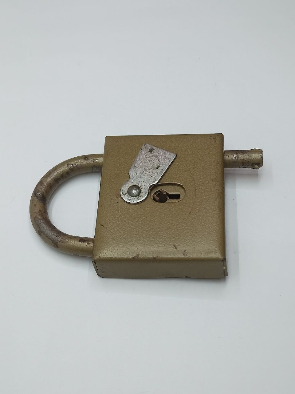 USSR Padlock Metal Factory stamp One key Never used Good condition