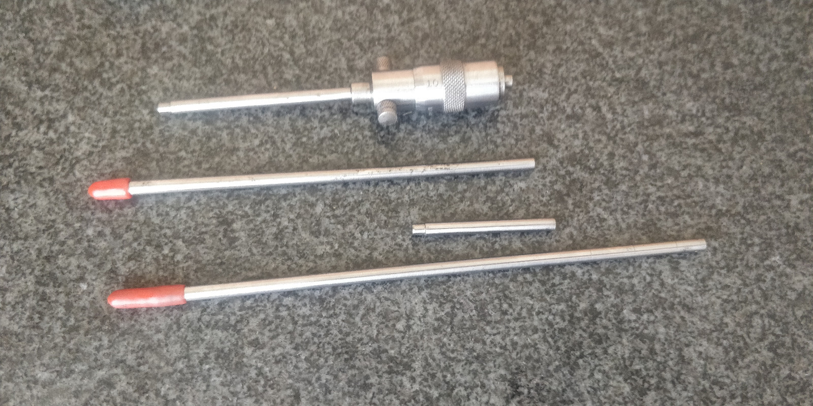 Verr rare model Starrett #120 / 120A Inside Micrometer Set Grooved rods