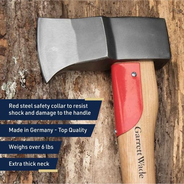 Kings County Tools Maul Wood Splitter Axe – 31.5” Wood Splitting Axe with Hic…
