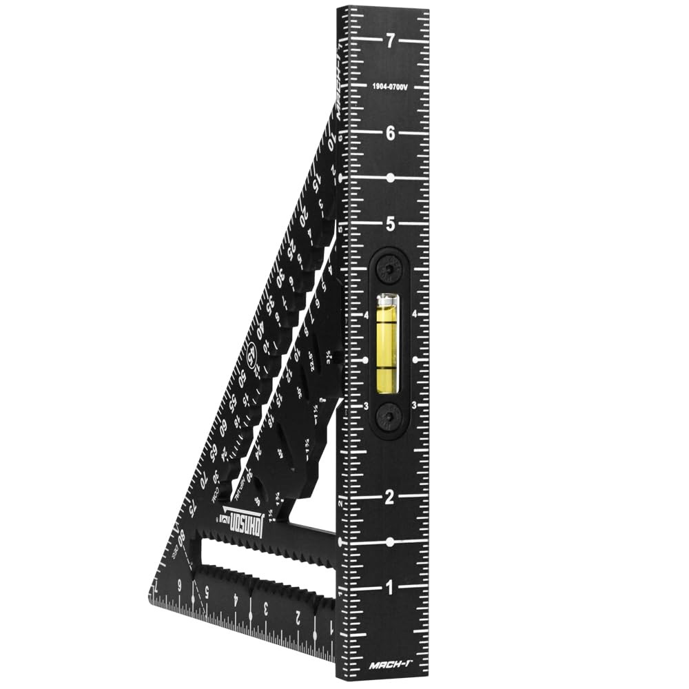 Johnson Level & Tool 1904-0700V 7-1/4″ Johnny Square® 7-1/4-inch, black