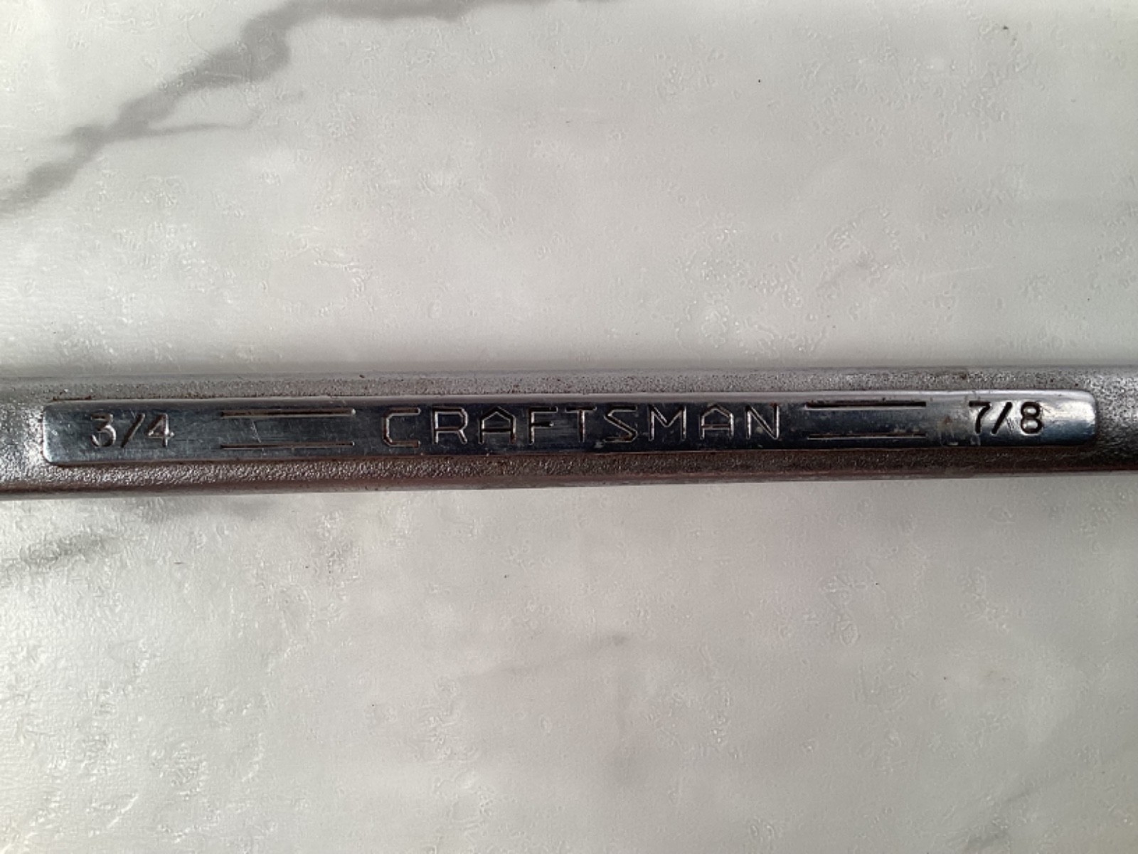 Vtg Craftsman Box Wrench “V” Series Set of 6 SAE Double Box End 12 Point USA EUC