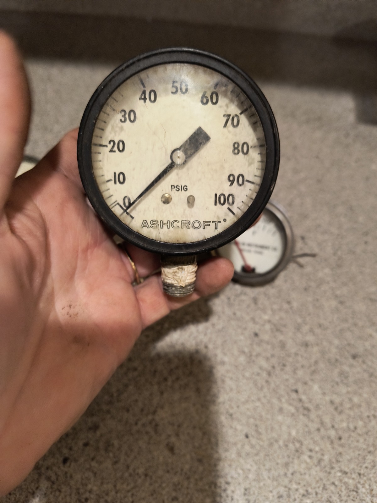 Lot of 6 Vintage Metal Gauges: Steampunk, untested