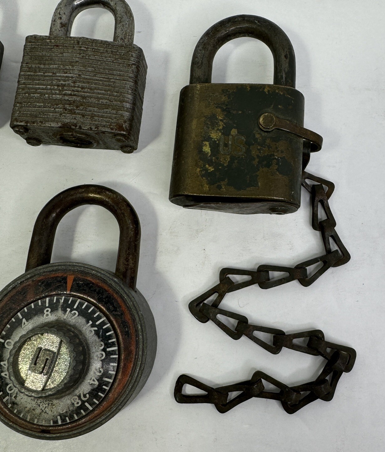 Vintage Padlocks And Keys Lot of Hurd Masterlock and More