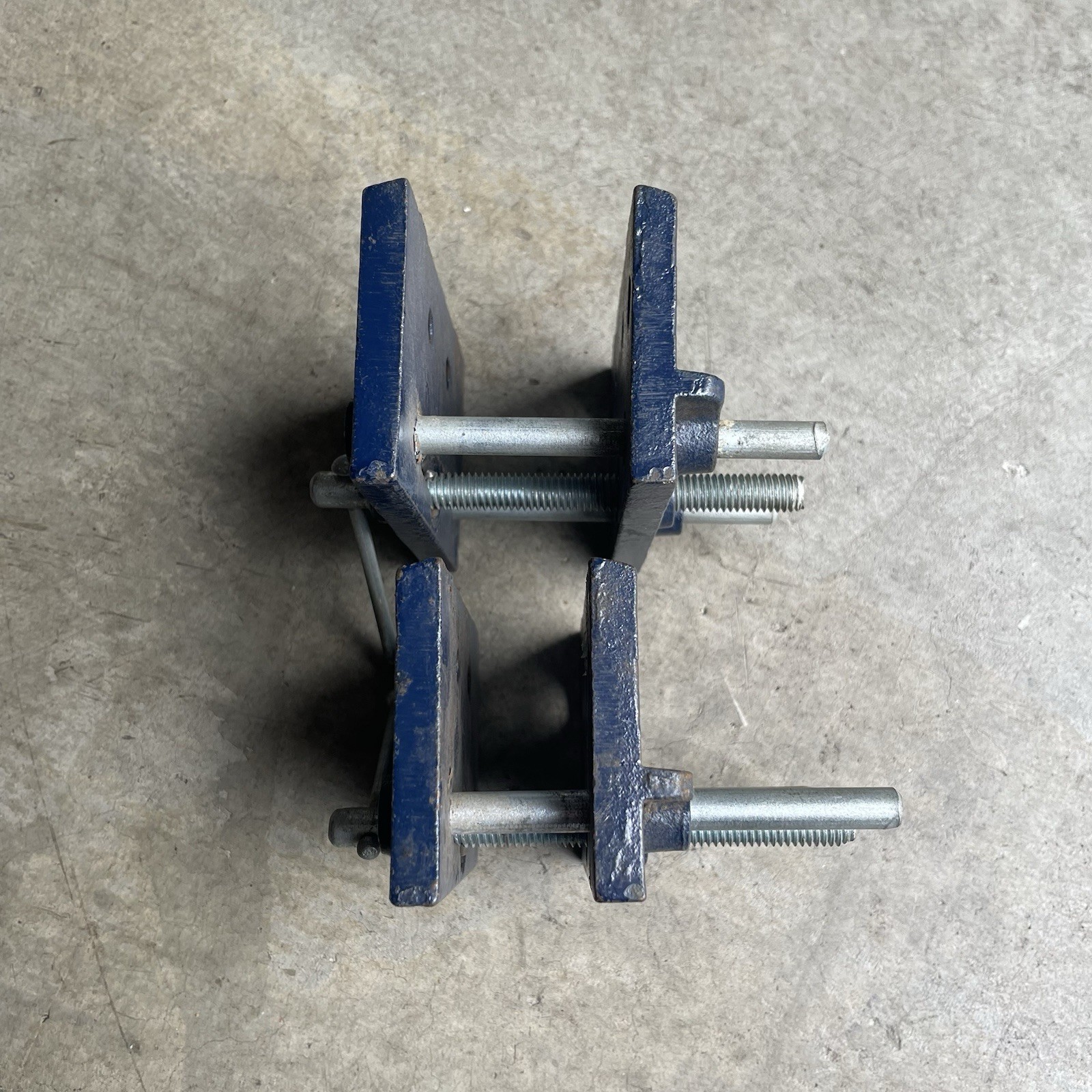 Lot of 2 Vintage GL 4 1/8″ Mini Woodworking Bench Vises Japan