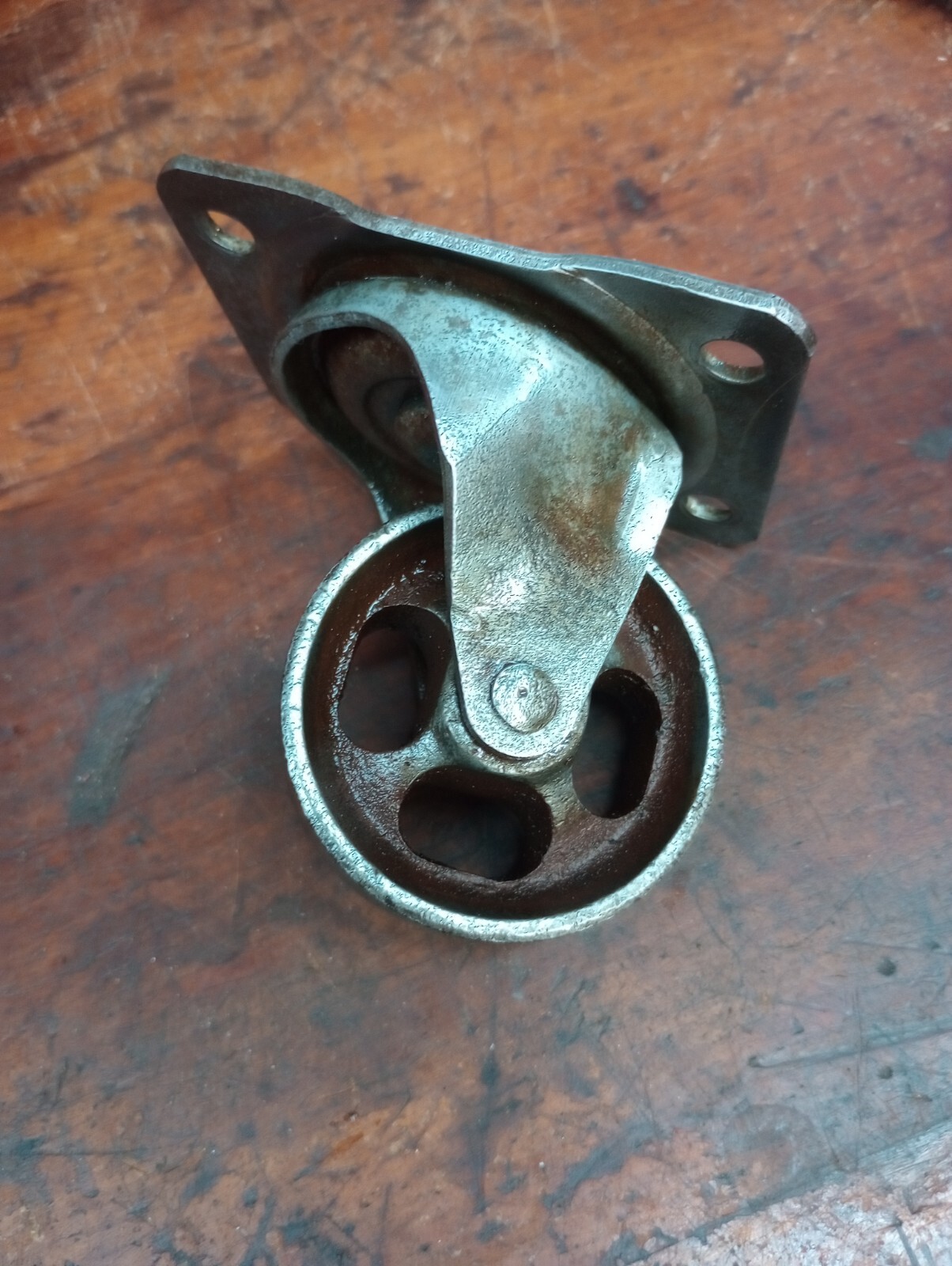 Vintage Craftsman Steel Caster Wheel For Toolbox Tool Box Roll Around USA. #C350