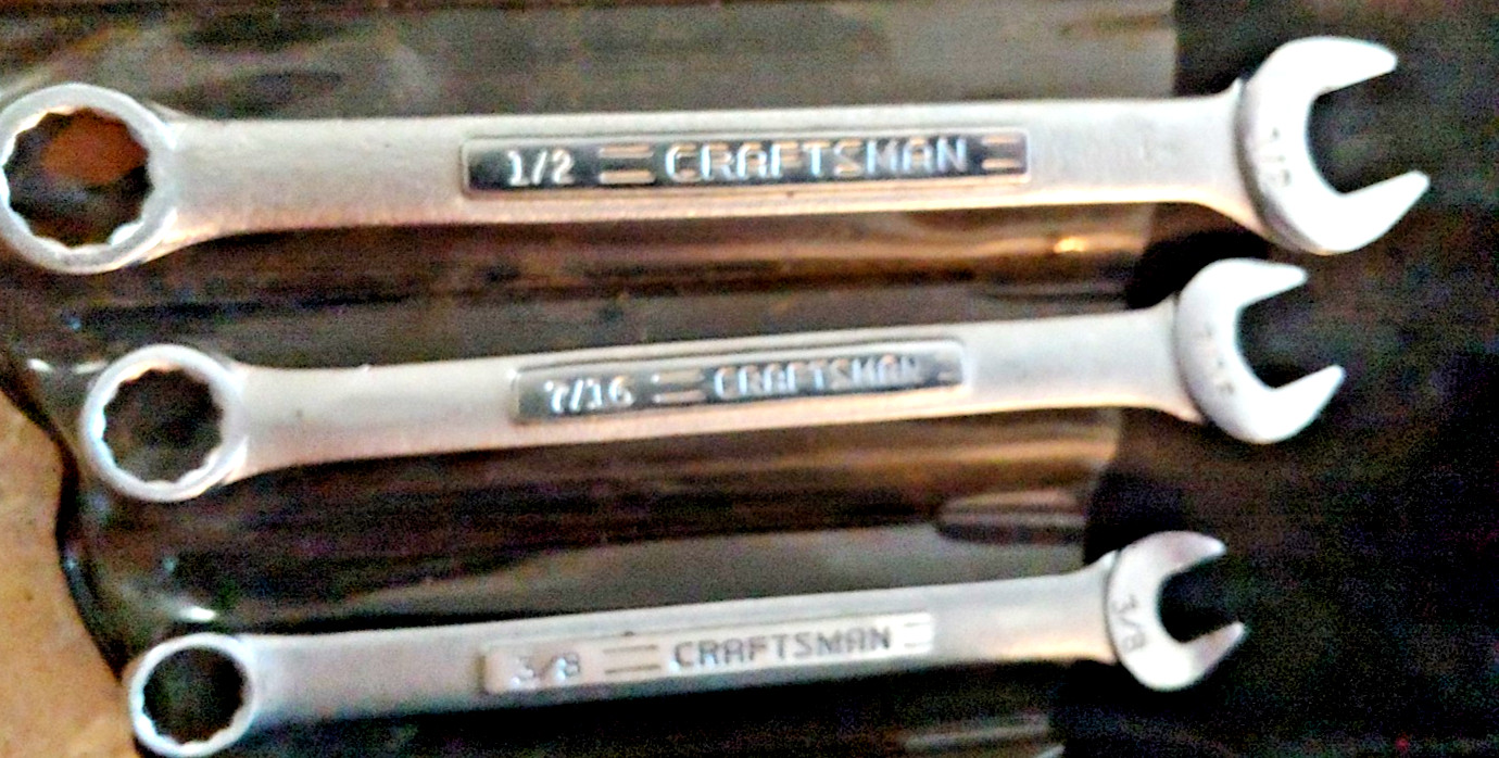 Craftsman Combination Wrench set Complete 44964 14-Pcs. 12-pt. V – VV w/case USA