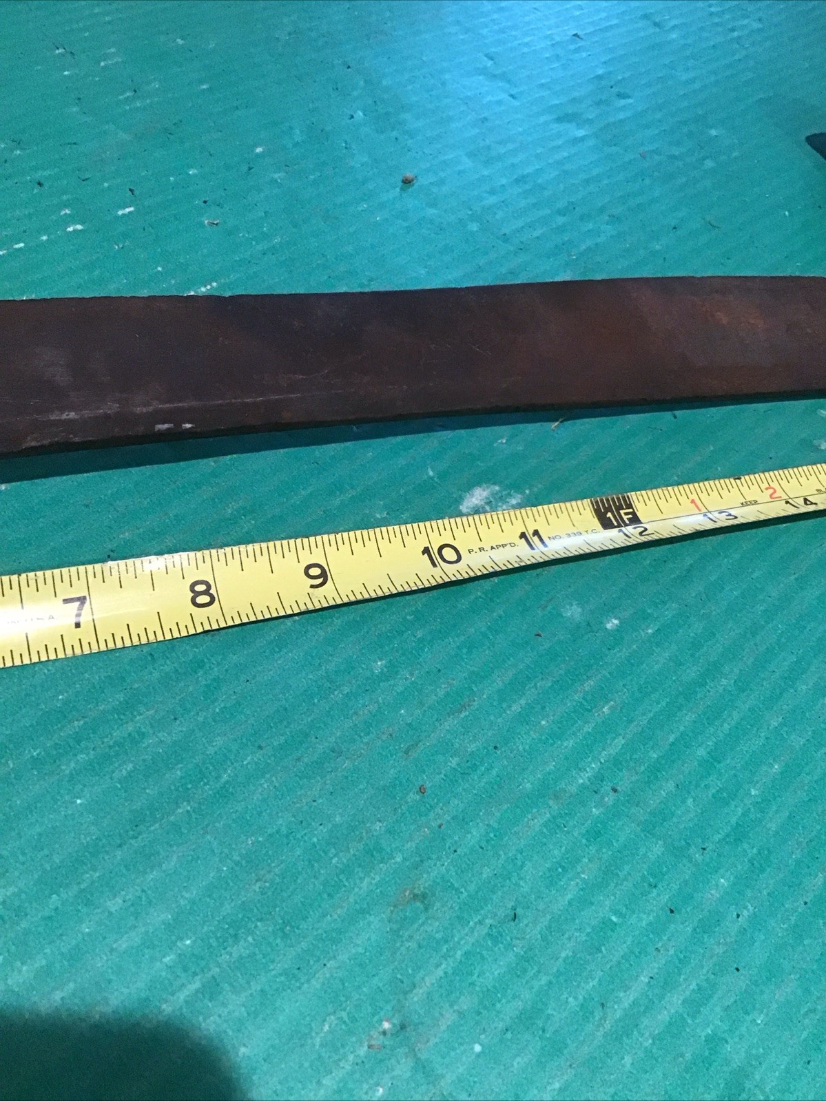 Large 12” Draw Knife Vintage Antique Log Bark Cleaning Tool Beaver Flesher