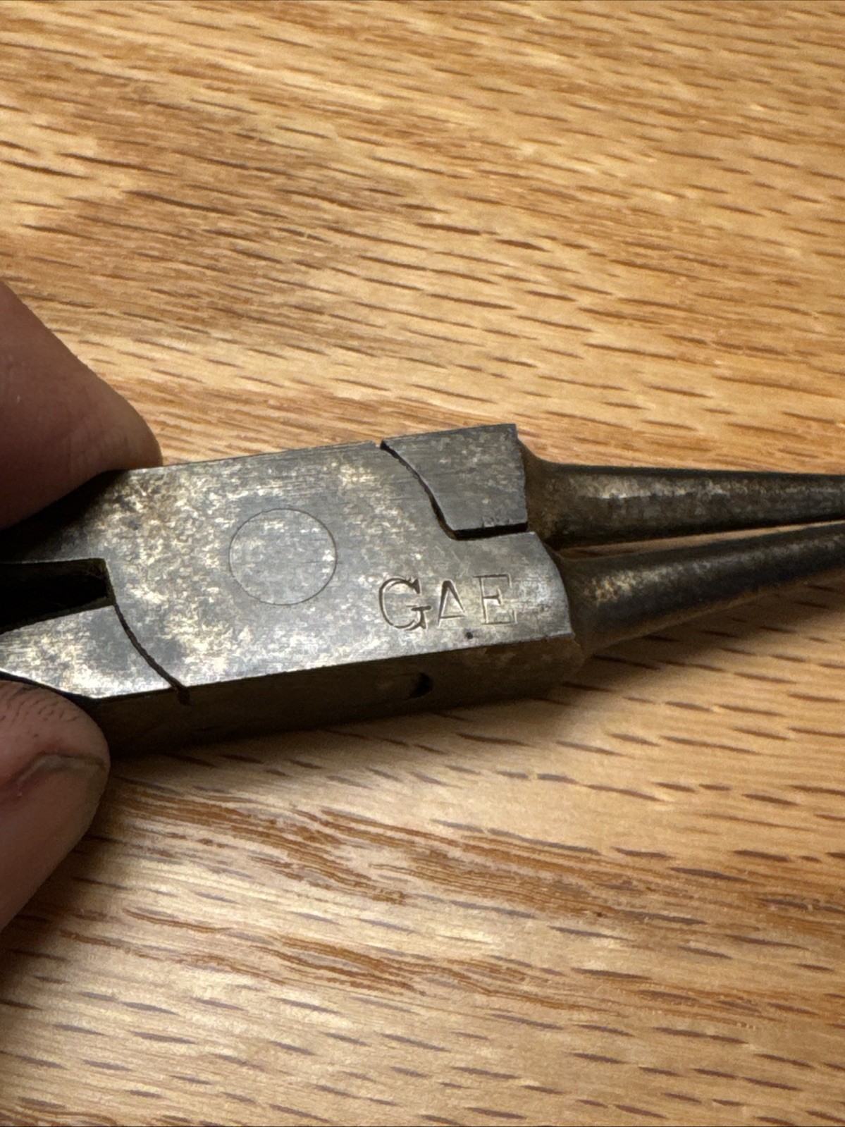 1950s Vintage 6″ Length ** CRESCENT – Crestoloy *** Round Nose Pliers 21-6 USA