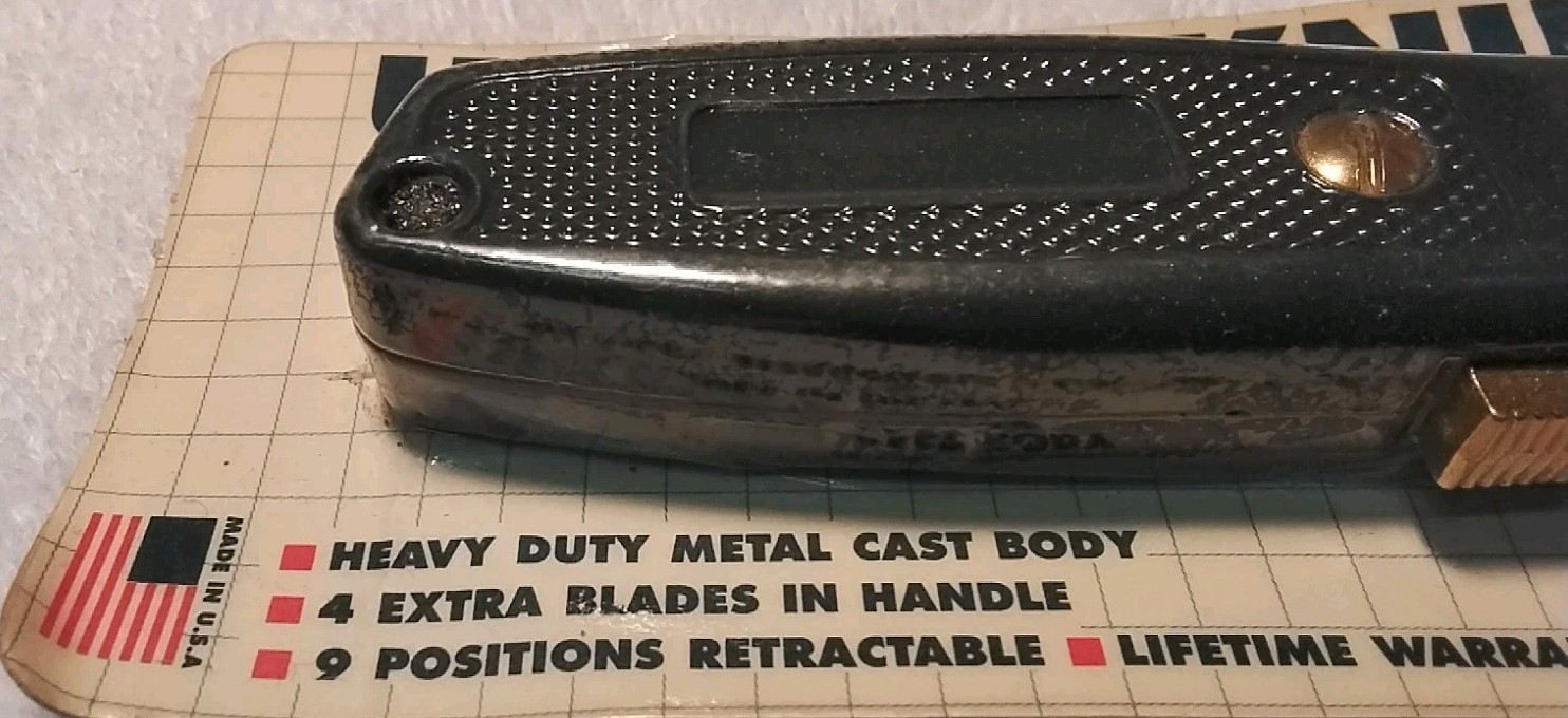 K35 GREAT NECK METAL USA UTILITY KNIFE USA 🇺🇸