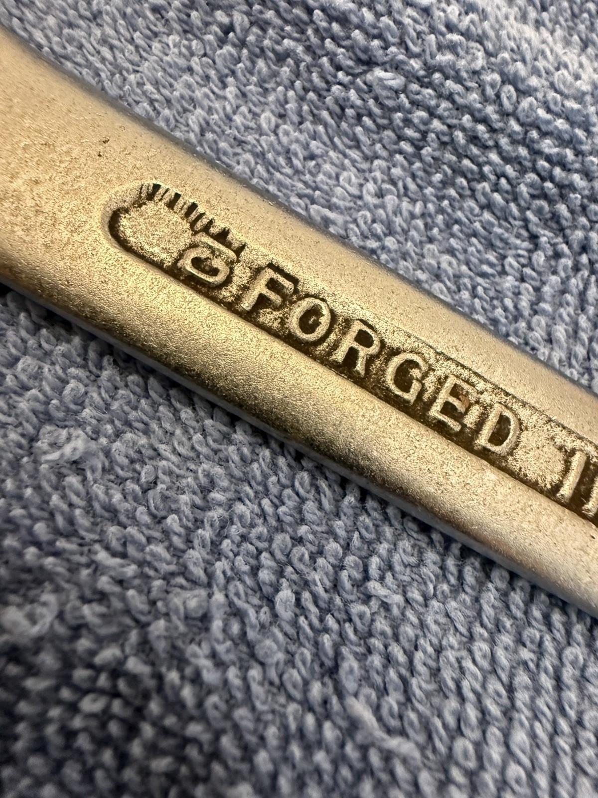 Craftsman Vanadium CI underline logo Forged in USA Open End Wrench 1729 3/4 5/8