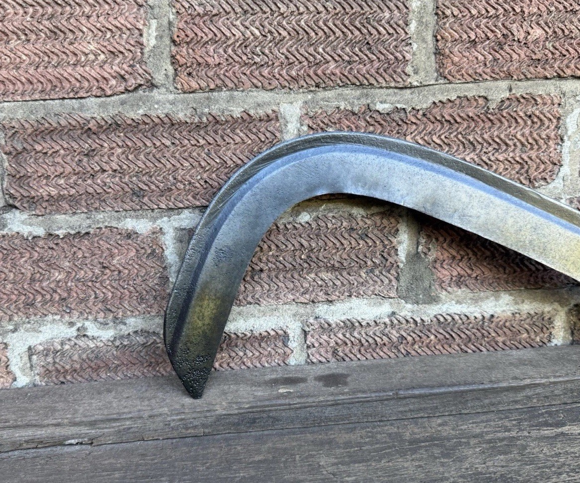 Vintage Early Morris Devon Slasher Sickle Scythe Billhook Garden Old Tool