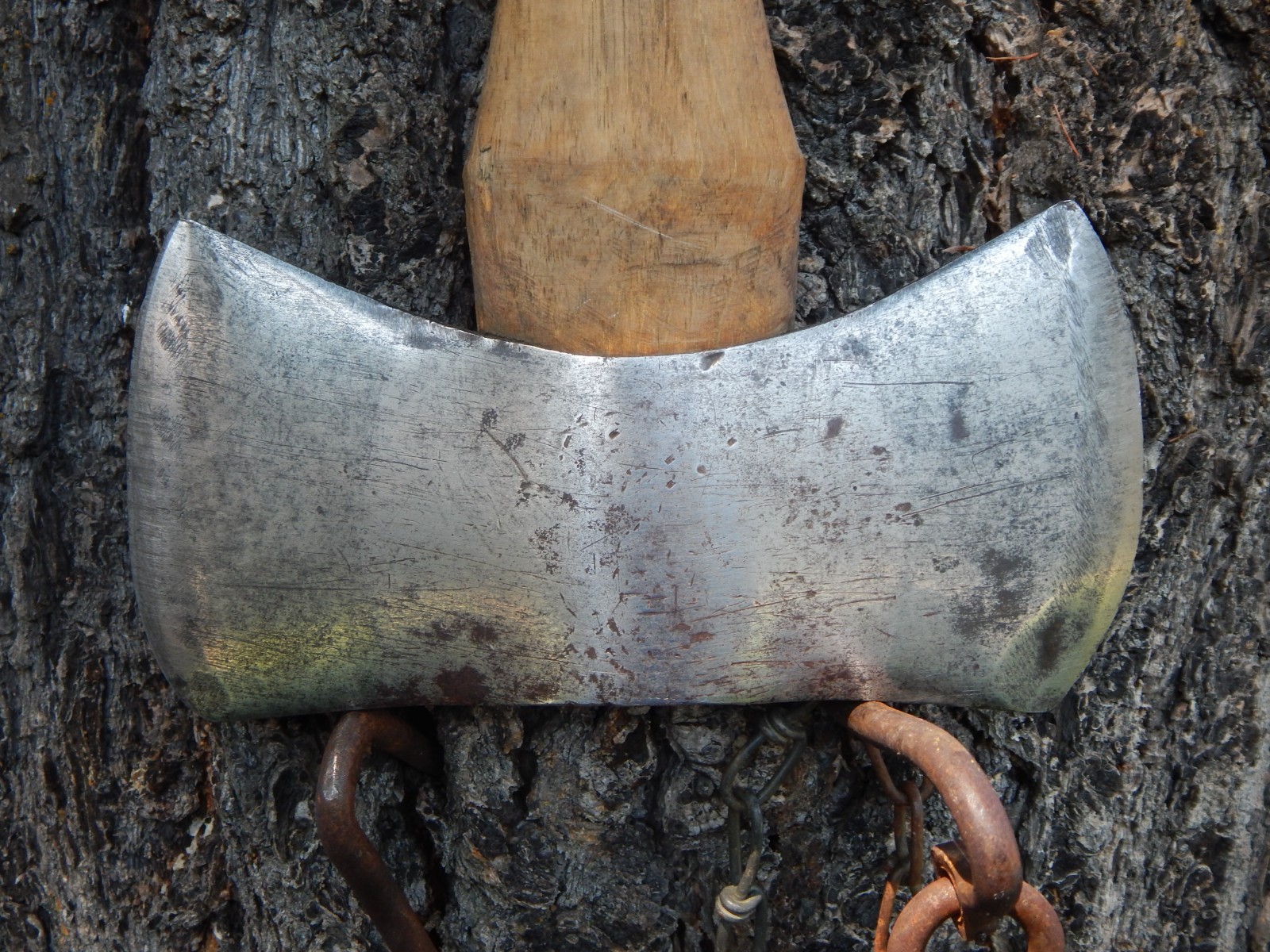 Vintage Double Bit Axe, KELLY AXE AND TOOL CO. CHARLESTOWN , Cherokee Handle