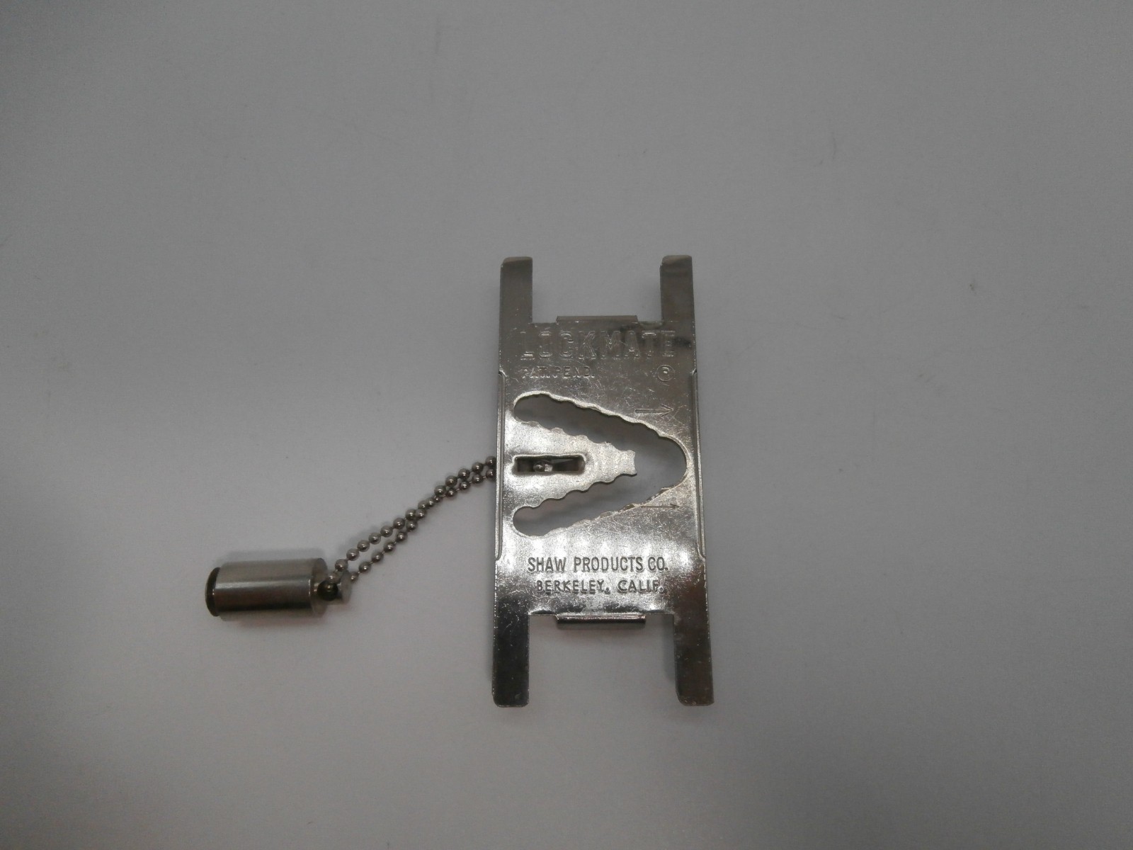 Vintage SHAW PRODUCTS LOCK-MATE PORTABLE DOOR LOCK BERKELEY, CA
