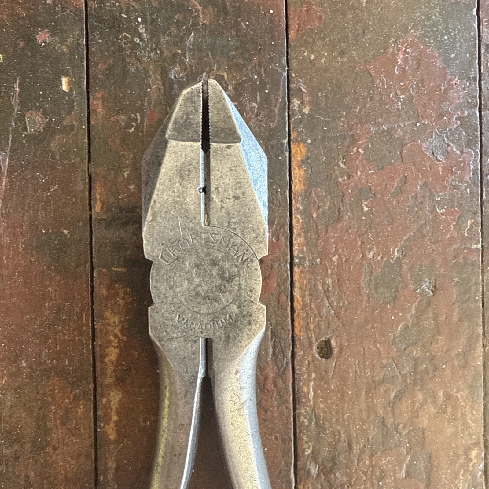 Craftsman Deco Handle 8.5 Lineman Wire Cutter Pliers Vintage Made In USA USA