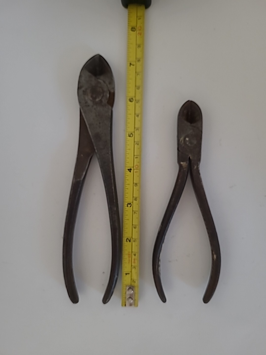 Vintage Tools 7 & 6” Wire Cutters Pattern, Pliers, Socket W Germany Drop Forged