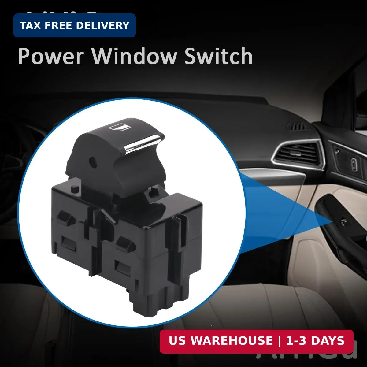 Passenger Power Window Switch for 2015-2020 Ford F-150 SW7340 5 Pins | Compatibl