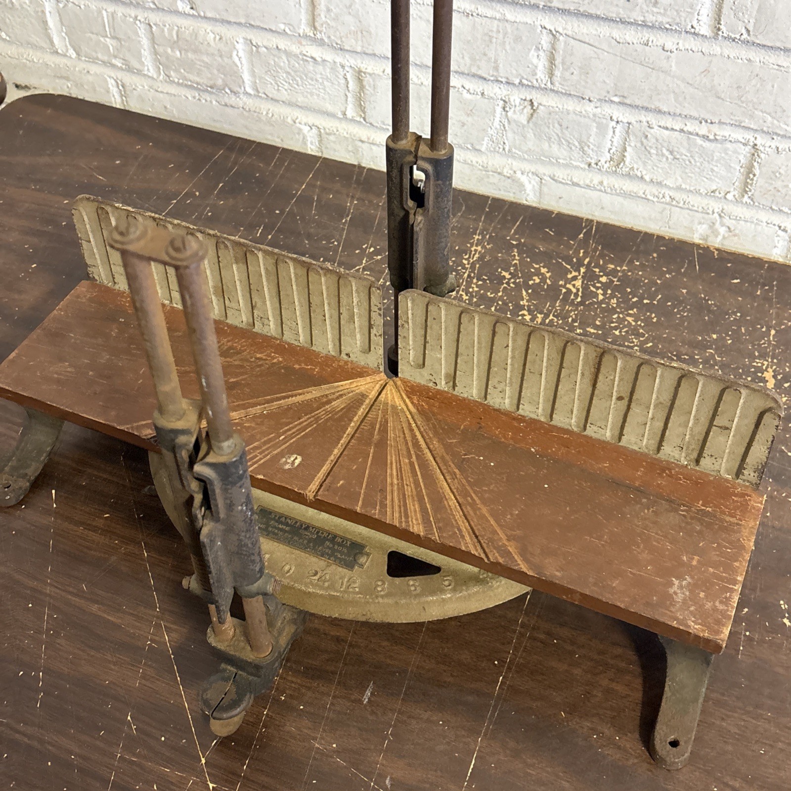 Early antique Stanley No 50-1/2 Mitre Saw Box Heavy Duty