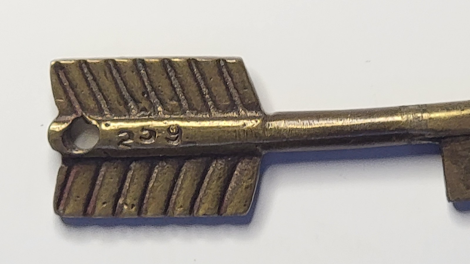 Vintage 1980 LOVELOCK Padlock w/Arrow Key ♡ Heavy Brass ♡ BOB to brother BILL