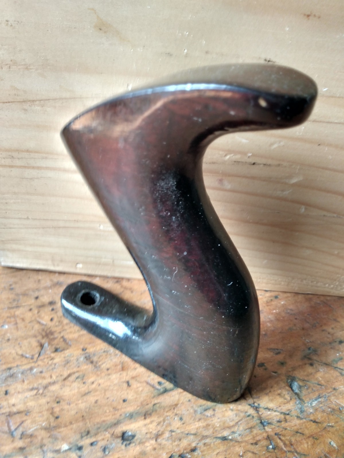 STANLEY, (REPAIRED) ROSEWOOD REAR HANDLE For # 5-6-7 ect.planes. SEE FULL DESC