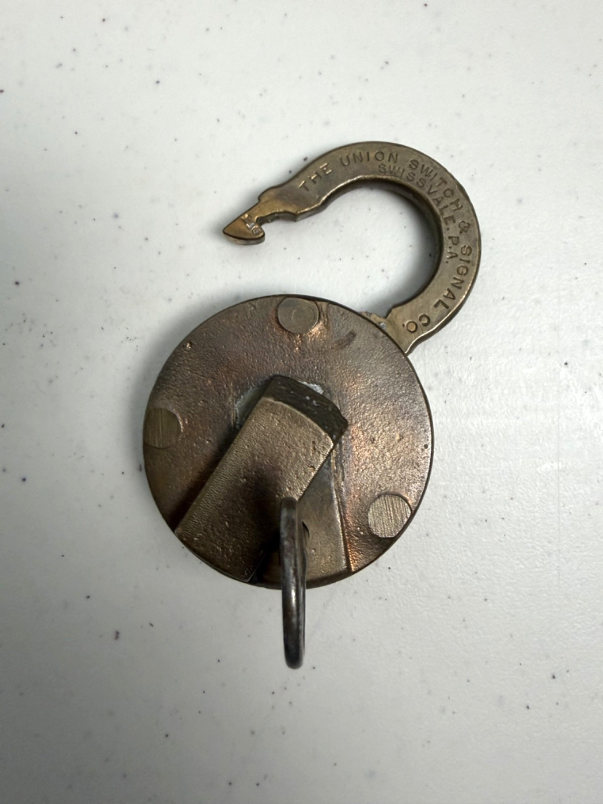 Union Switch & Signal Co. Swissvale PA Antique Padlock with Key