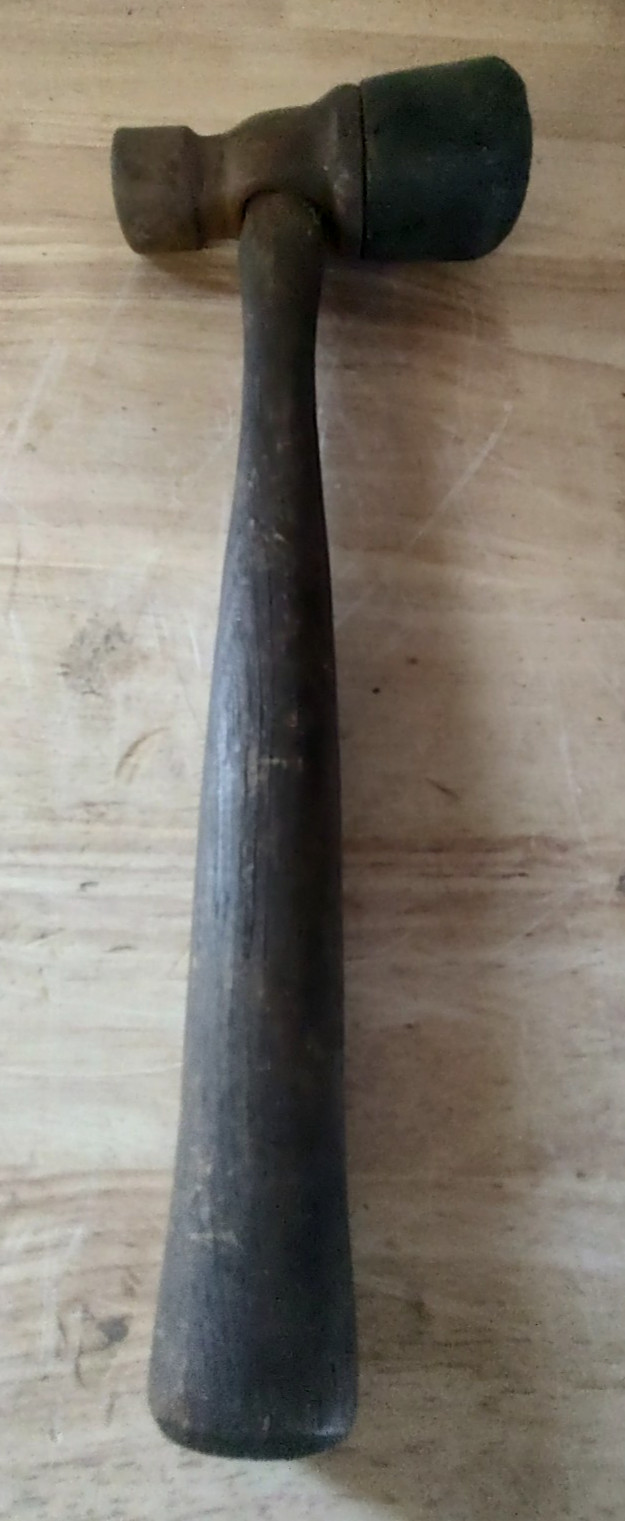 VINTAGE ANTIQUE KEN-TOOL T-33R TIRE HAMMER TOOL RUBBER MALLET BEAD BREAKER NICE!