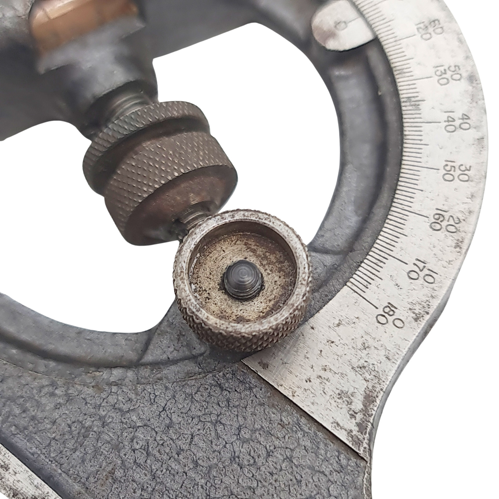 Vintage Chesterman Protractor Head Sheffield Engineers Angle Tool