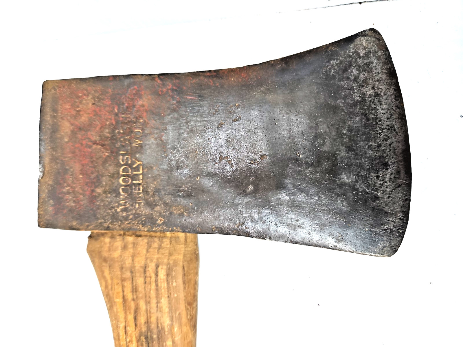 Vintage Kelly Works Woodslasher Boys Axe USA 2 lb 12 oz Camp Hatchet
