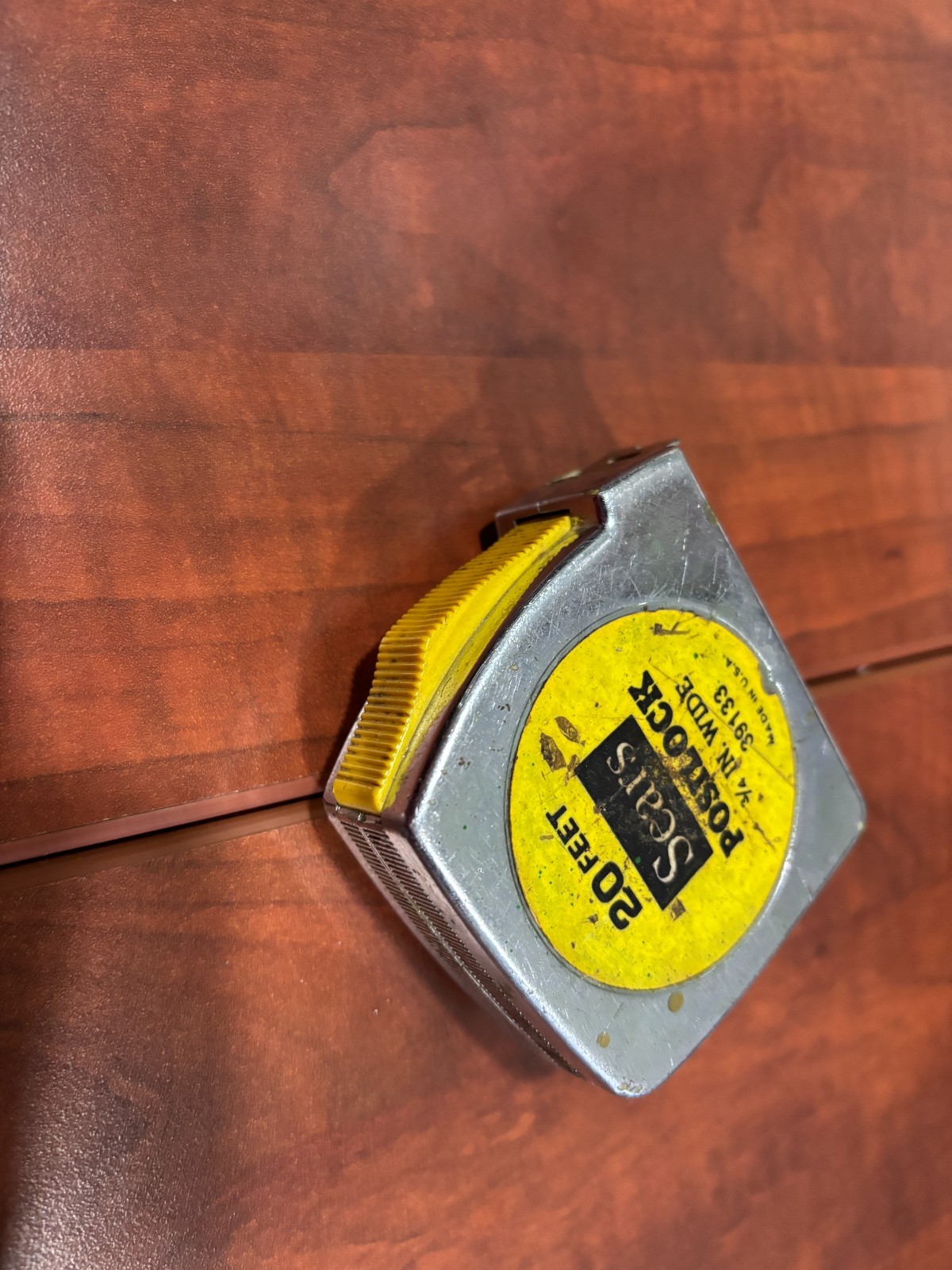 Vintage Sears 20 ft tape measure posilock 39133 USA