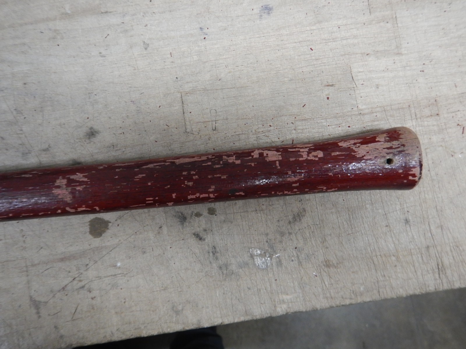 Vintage Plumb All American Double bit axe with straight Original Handle paint is