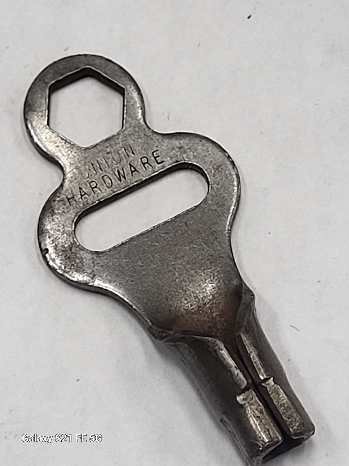 Antique Old Early Vintage Ice Roller Skate Key Wrench Tool UNION HARDWARE CO