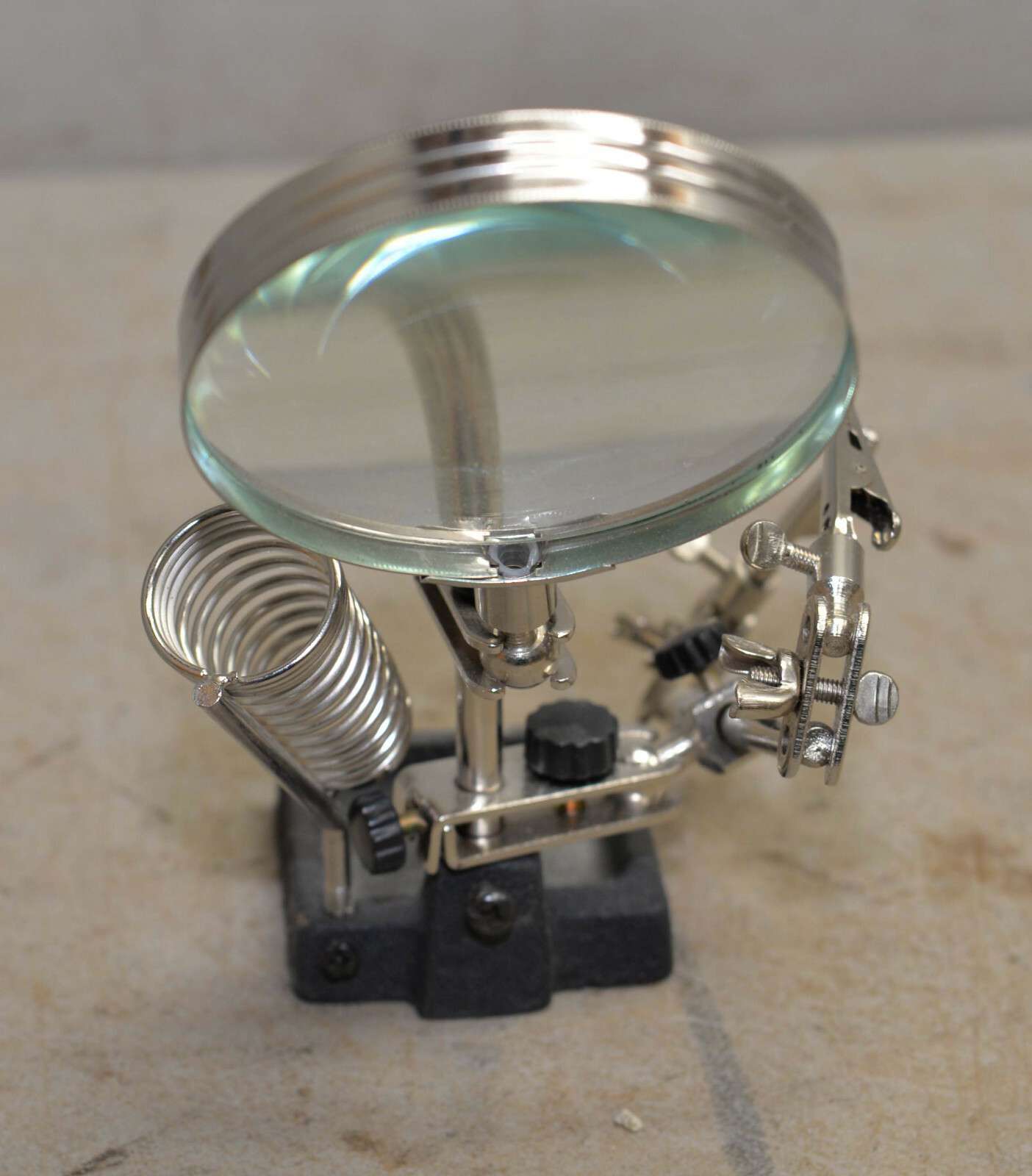 2 jeweler work station part holder positioner magnifier jewelry making tool lot