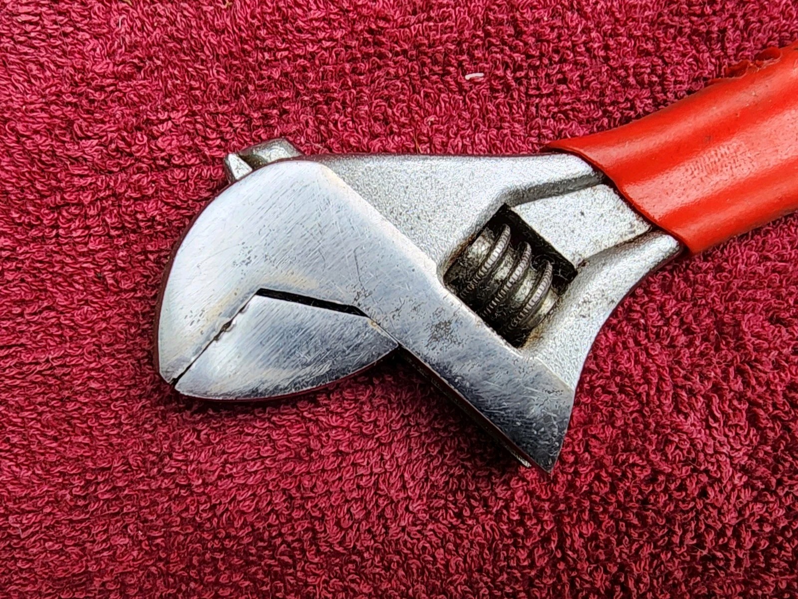 Crescent USA 8″ Red Cushion Grip Adjustable Wrench #2
