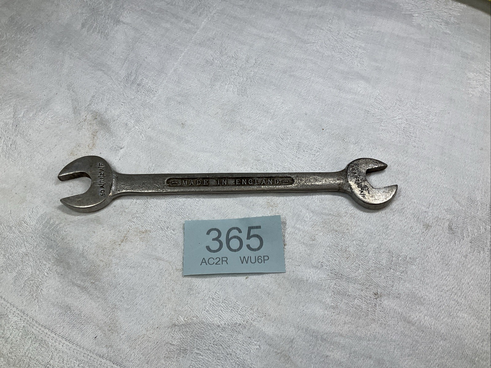 Garringtons Merlin Vintage Spanner Wrench Tool 7/16 1/2 AF Auto Classic OAU 1416